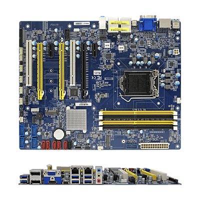 BC30Q ATX Motherboard supports 8th/9th Gen Intel® Core™/Pentium®/Celeron® Processors