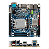 MX610H - Intel® H610E based Mini-ITX Motherboard supports 12th/13th/14 Intel® Core™ i9/i7/i5/i3, Pentium, Celeron Processor ATX Power