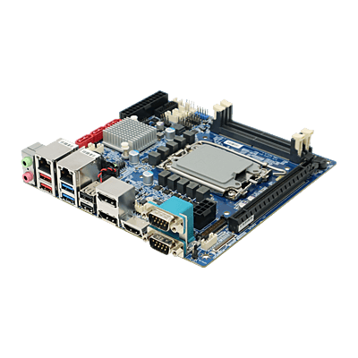 MX610H - Intel® H610E based Mini-ITX Motherboard supports 12th/13th/14 Intel® Core™ i9/i7/i5/i3, Pentium, Celeron Processor ATX Power