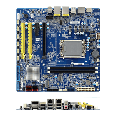 RX610H Micro ATX Motherboard supports 12th/13th/14th Gen Intel® Core™ i 9/7/5/3 Processor