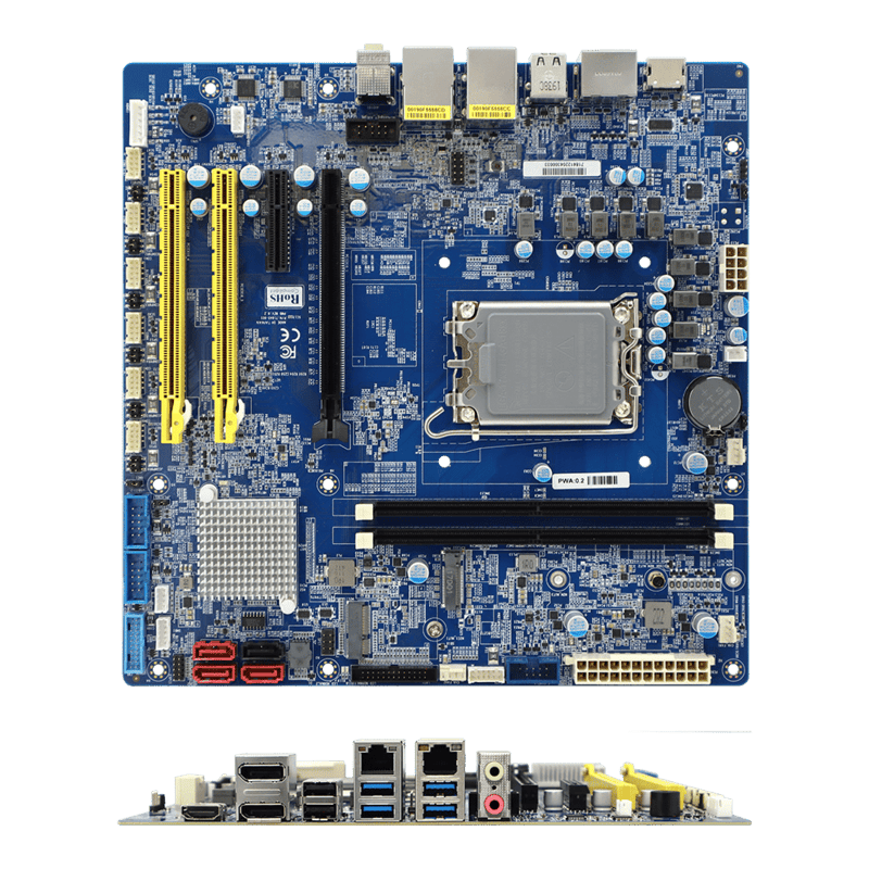 RX610H Micro ATX Motherboard supports 12th/13th/14th Gen Intel® Core™ i 9/7/5/3 Processor